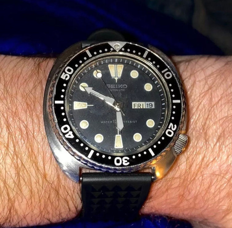 seiko vintage diver watch