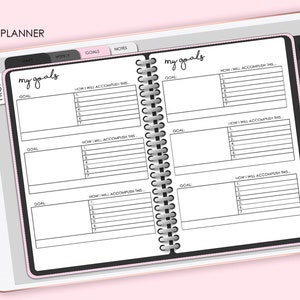 Crescent Moon Digital Planner Goodnotes Notability Daily | Etsy