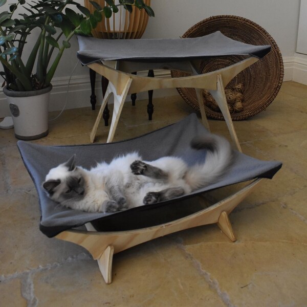Katzenhängematte, Hundebett, Katzenbett, Luxus Katze Betten, Katze Lounge, Katzenmöbel, Hund Lounge, Pet Hängematte, Designer Katzenbett, Hund Hängematte