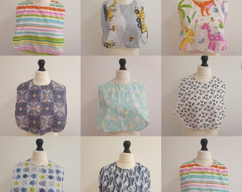Waterproof adult dribble bibs, adult apron dementia UK, abdl absorbent clothing, adult sized baby bib, gifts for elderly men