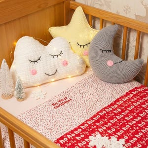 Handmade Patchwork Cot Blanket, Soft Teddy Fleece Baby Quilt