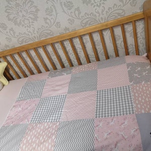 abdl blanket, unicorn Playmat for baby, patchwork sissy quilt, reborn nursery accessories, decor for baby girls room, christening present