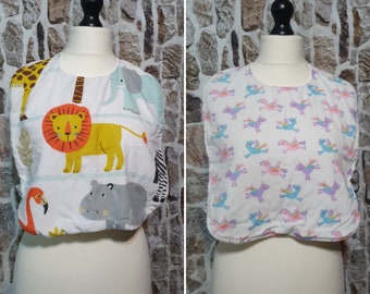 Abdl disability bibs, adult special needs apron, assistive dining product, oversized baby bib, absorbent geriatric modesty bib, tabard