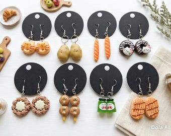 Food Earrings | Handmade Polymer Clay Novelty Jewellery
