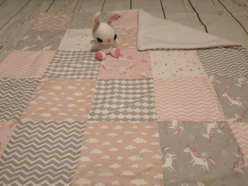 baby blanket crib quilt unicorn quilt baby first small baby blanket new baby gift Pram blanket,stroller blanket unicorn baby blanket