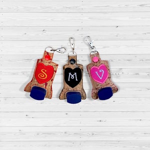 Inhalator Halter Inhalator Etui Schlüsselring Inhalator Pump Cover Asthma Inhalator Halter Personalisierte Initial