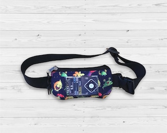 Insulin pump belt Insulin pump bag Pouch with window Diabetes pumps waist bag with window Monsters