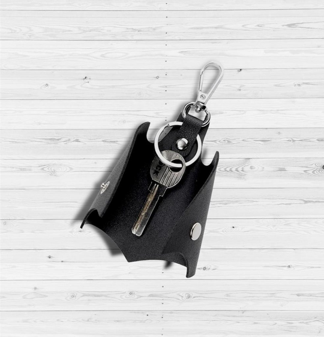 Bat Style Key Chain. Bat Key Ring Faux Leather Keychain. Etsy