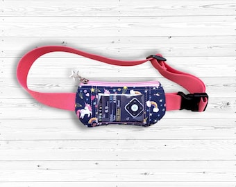 Insulin pump belt Insulin pump bag Pouch with window Diabetes pumps waist bag with window Waist Bag