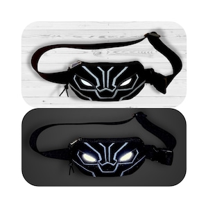Insulin pump belt Fanny pack Pouch with window Diabetes pumps waist bag with window Reflective fabric eyes