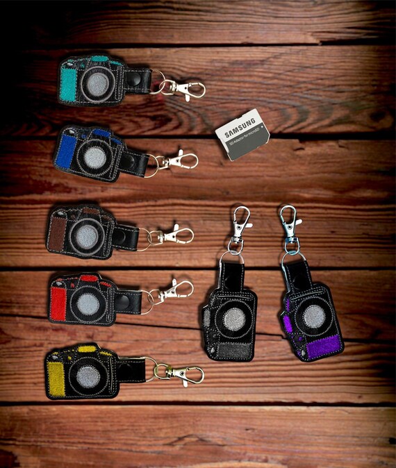 SD Camera Card Holder SD Keychain Case Key Fob Chain Etsy