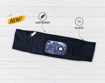 Insulin Pump Holder, Lightweight Elastic Insulin pump belt Insulin pump band Pouch with window Diabetes pumps Waist Bag