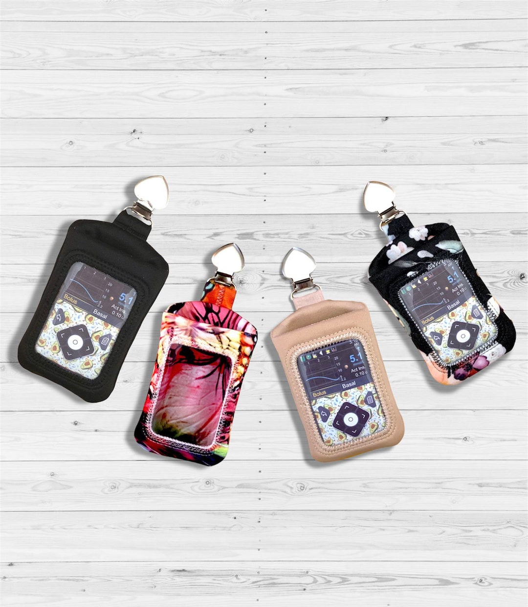 Insulin Pump Bra Bag With Clear Window, Clip the Pump, Pump Pouch for