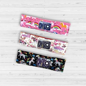 Insulin pump belt Insulin pump band Pouch with window Diabetes pumps waist belt with window Unicorn