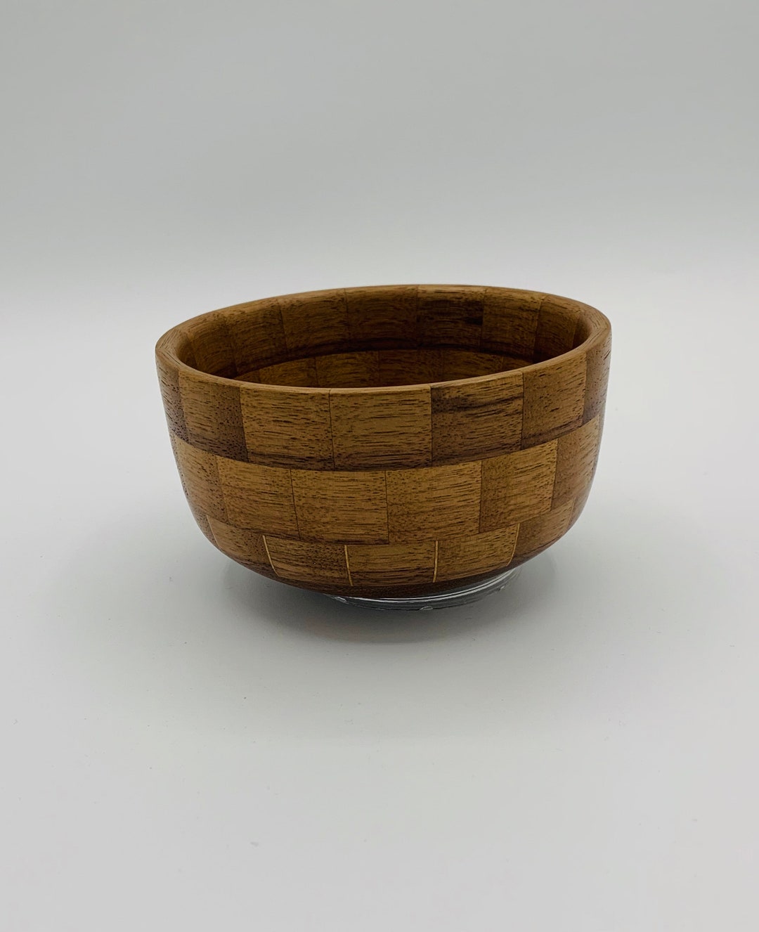 Segmented Walnut and Maple Bowl Etsy