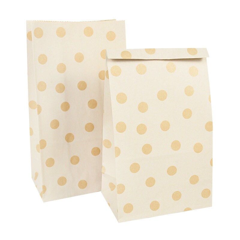 Kraft paper bag gift bags packaging biscuit candy food cookie