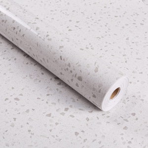 Envoltura adhesiva de vinilo para encimera de cocina Peel and Stick, papel  de contacto de mármol blanco y gris para encimeras, cubierta de hoja  laminada, decoración del hogar -  México