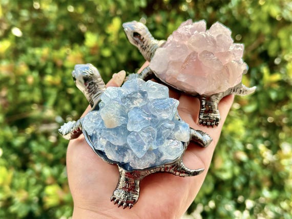 Stag Carving Set 10pc Natural Mxed Goblns Random Quartz Crystal