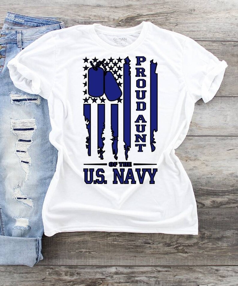 Proud NAVY Aunt Shirt of Niecenephew/navy Graduation/ Gift Etsy