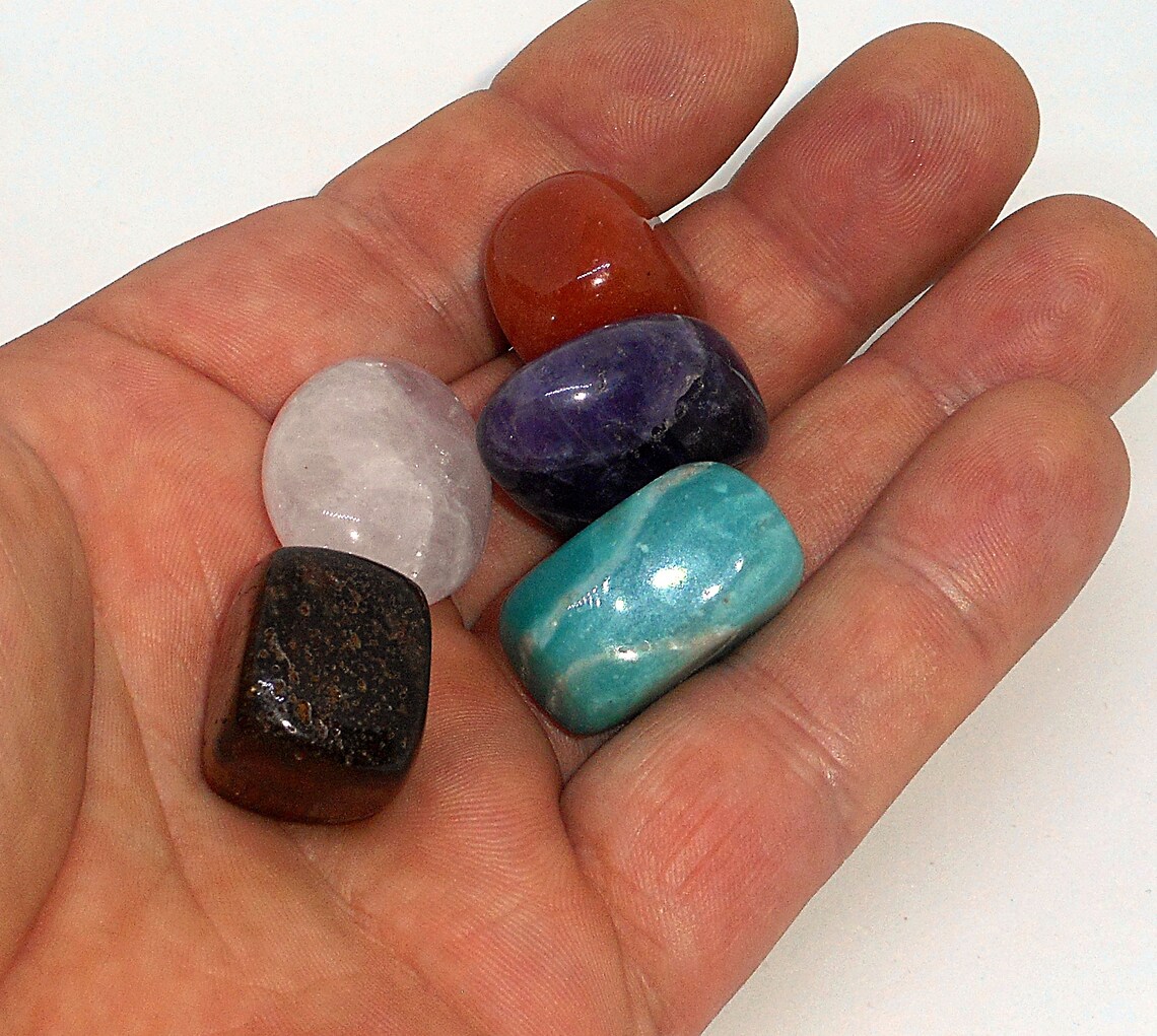 Crystals for Pisces Pisces Zodiac Crystal Set Tumbled Stones Etsy