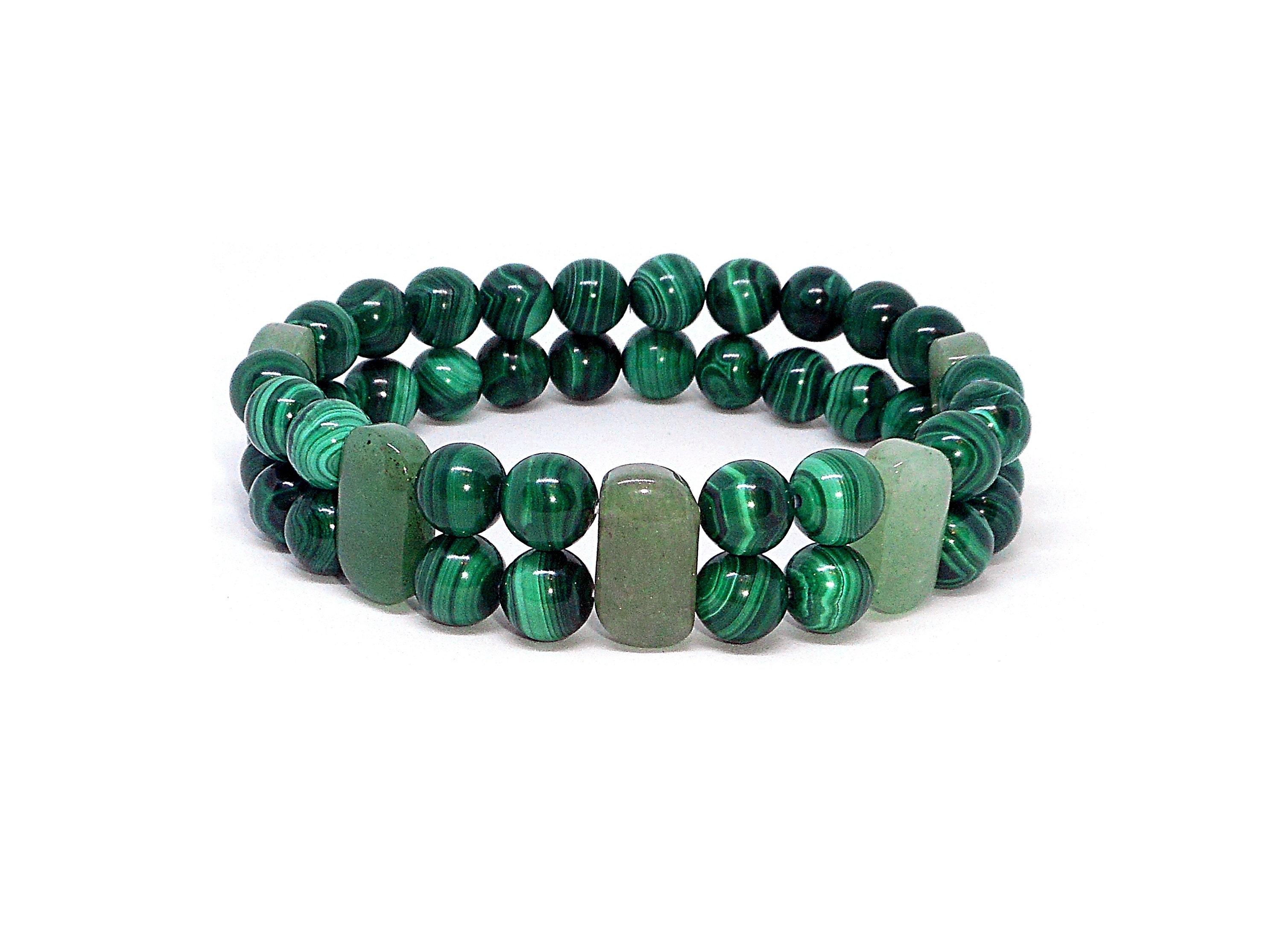AAA Grade Genuine Malachite Green Aventurine Bracelet Crystals
