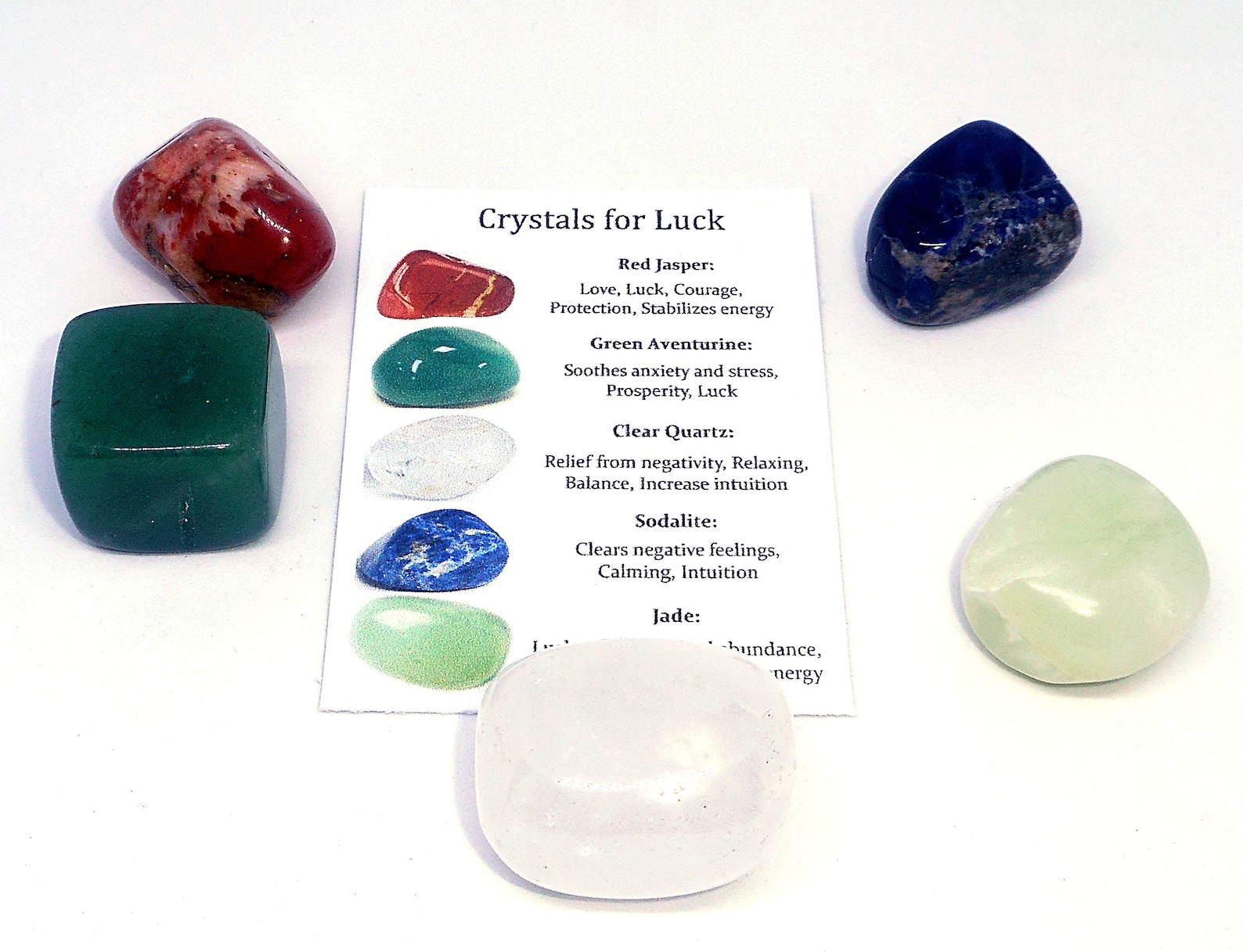 Luck Crystals Set, Crystals for Luck, Crystals of Luck Set, Good Luck
