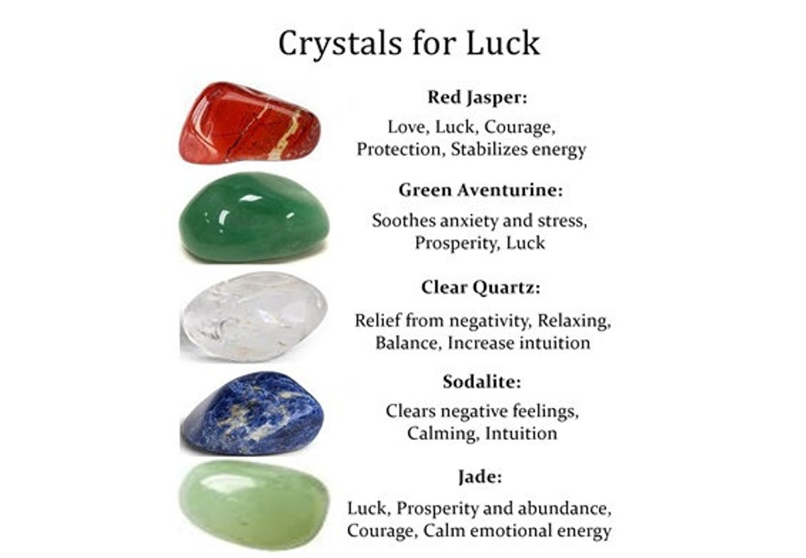 Luck Crystals Set, Crystals for Luck, Crystals of Luck Set, Good Luck