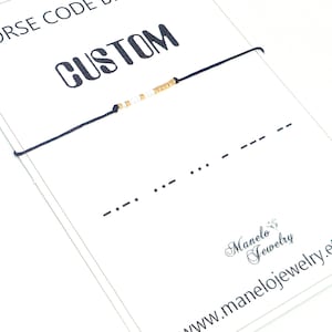Custom Secret Message Jewelry, Custom Gift, Personalized Morse Code Bracelet, Personalized Gift Ideas for Women, Custom Jewelry for her