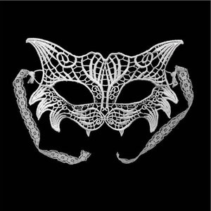 1 Piece Masquerade Mask Off White Black Lace Mask Soft Lace Eye Mask For Festival, Dance Parties, Cosplay, Mask Event