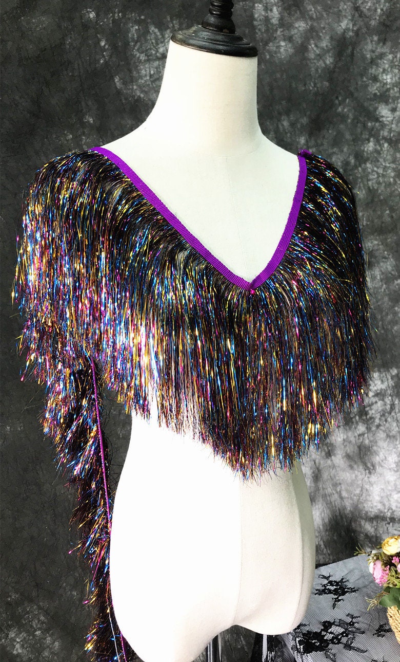 Tassel Trim Black/Colorful Trim Fringe Lace Trim Dance Etsy