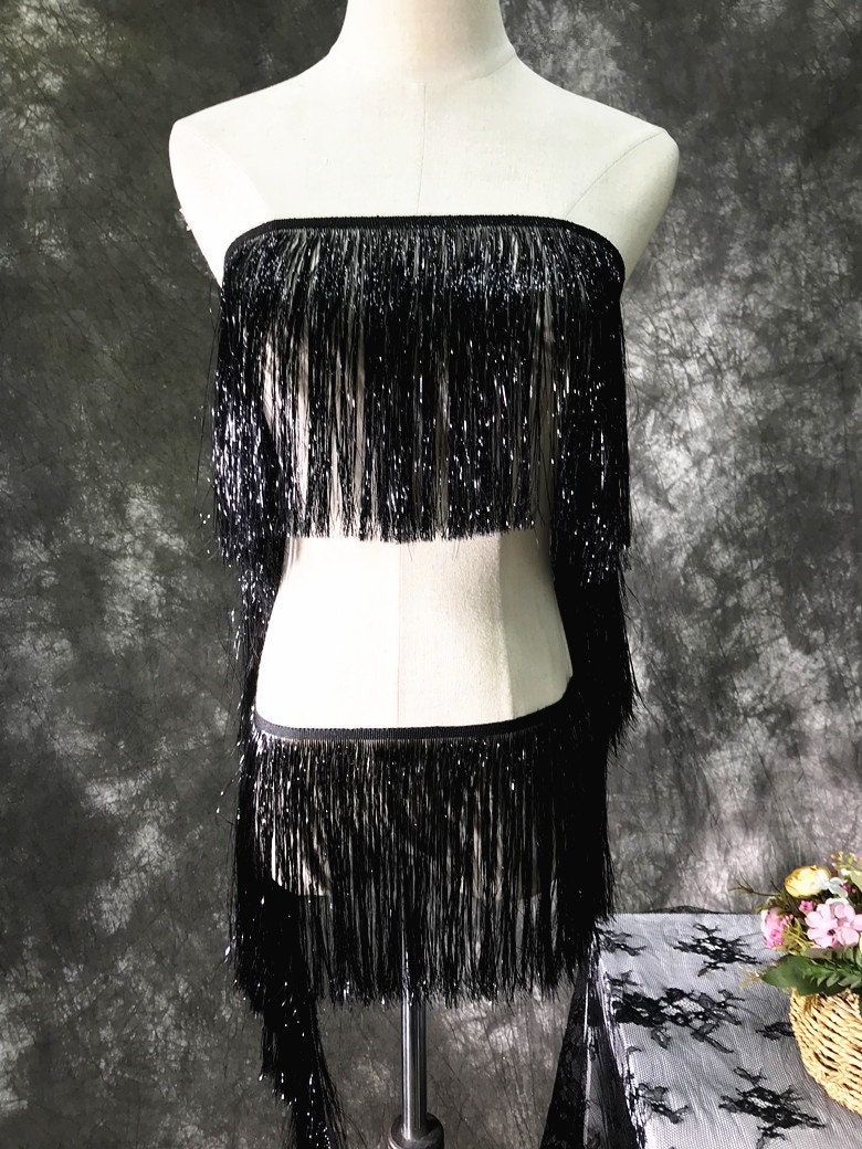 Tassel Trim Black/Colorful Trim Fringe Lace Trim Dance | Etsy