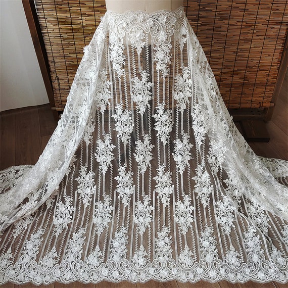 Bridal top lace fabric