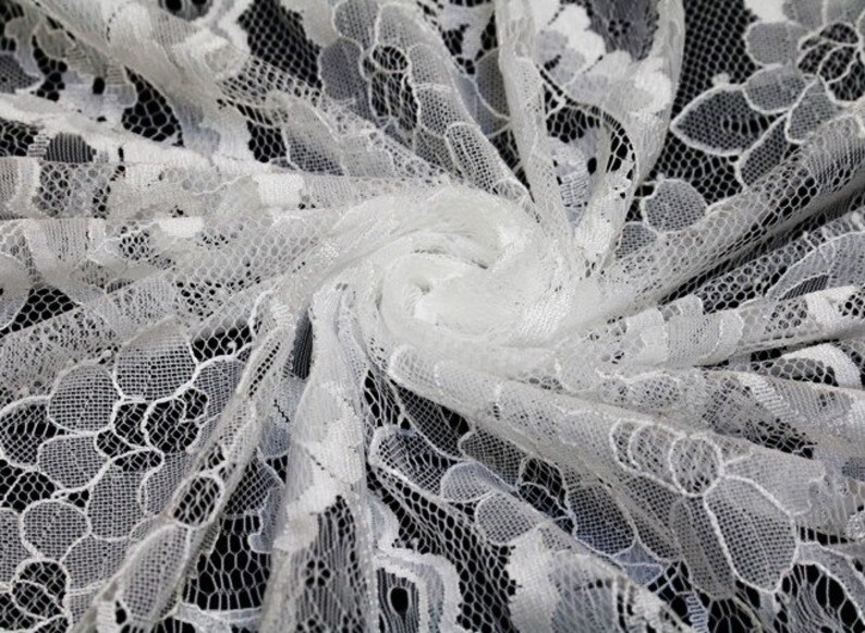ivory chantilly lace trim eyelash lace trim wedding lace trim 3 yards