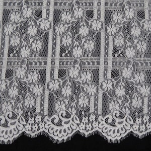 Chantilly Lace Fabric In Off White Or Black 3 Yards