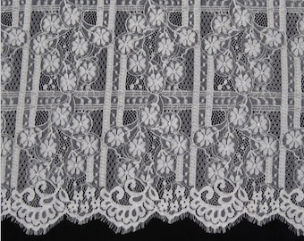 Chantilly Lace Fabric In Off White Or Black 3 Yards