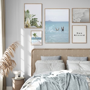 Coastal Beach Prints, Gallery wall set of Digital Prints, Instant Download, Coastal Photography poster prints. Beach Poster Art Prints.