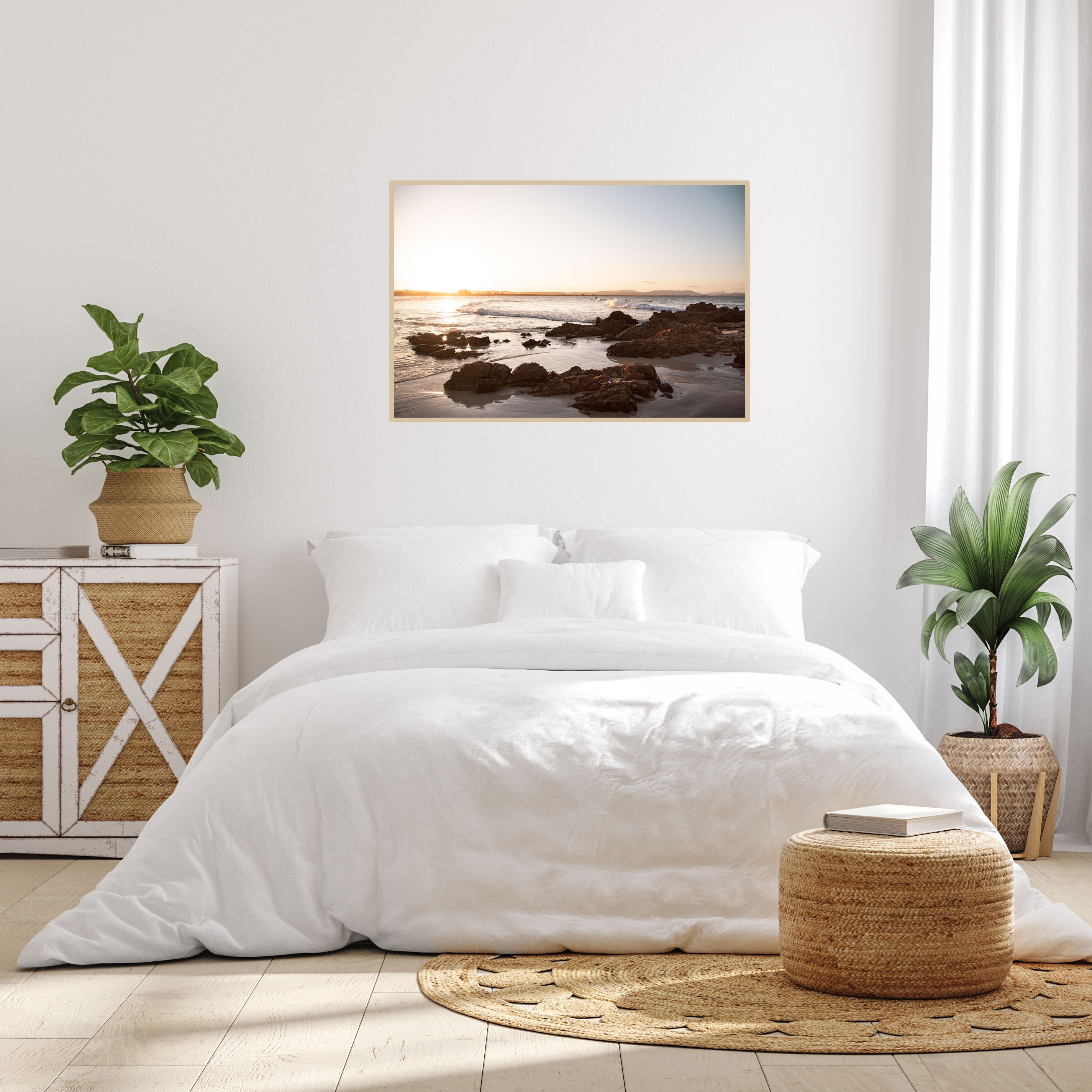 Sunset Print Beach Coastal Sunset Photography Print Wall Etsy