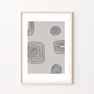 Abstract Digital art print, pattern grey and black art. Digital download printable art. Grey and black modern art patterns.