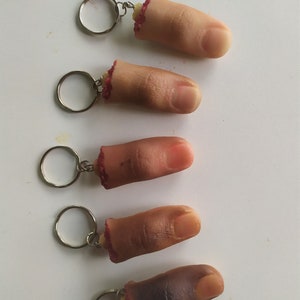 Realistic Severed finger keychain image 7