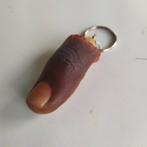 Realistic Severed finger keychain image 6