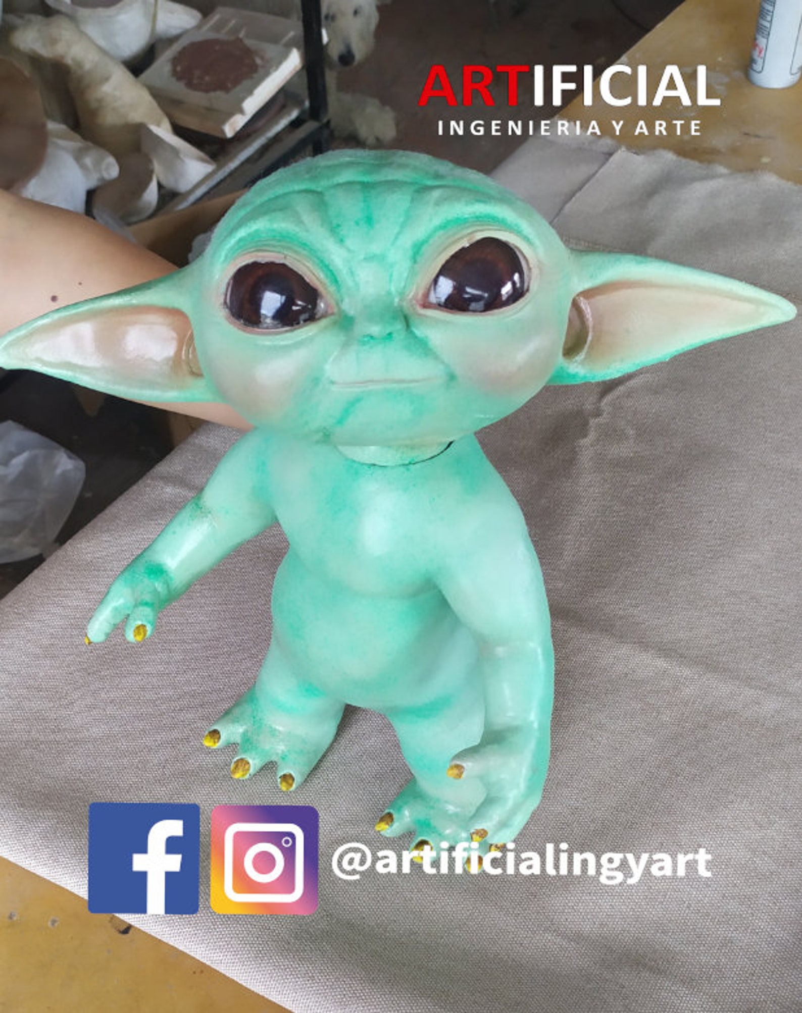 GROGU life size latex figure | Etsy