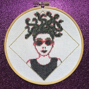 Medusa Cross Stitch Pattern