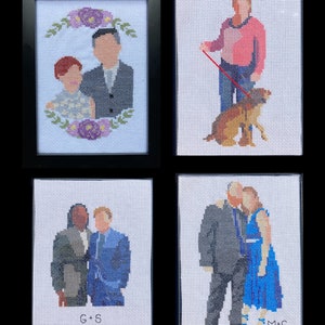 Custom Cross Stitch Portrait Pattern