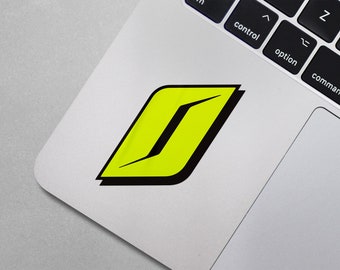 3 X Fluorescent Yellow Custom Racing Numbers - Vinyl Stickers / Decals