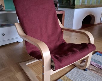 Organic Colourful Cover for Ikea Poäng Children's Chair