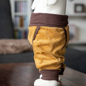 Barrier pants, split pants made of corduroy, grow with you Diaper free image 5