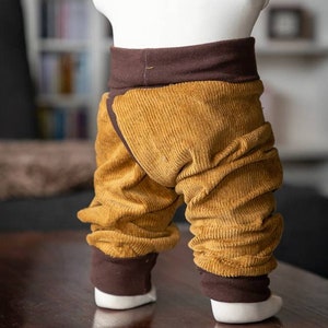 Barrier pants, split pants made of corduroy, grow with you Diaper free image 4