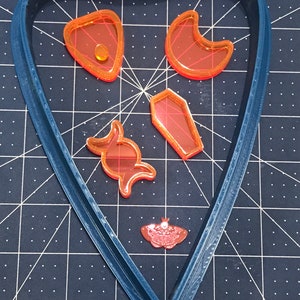 Witchy gothic silicone mold palette for resin epoxy