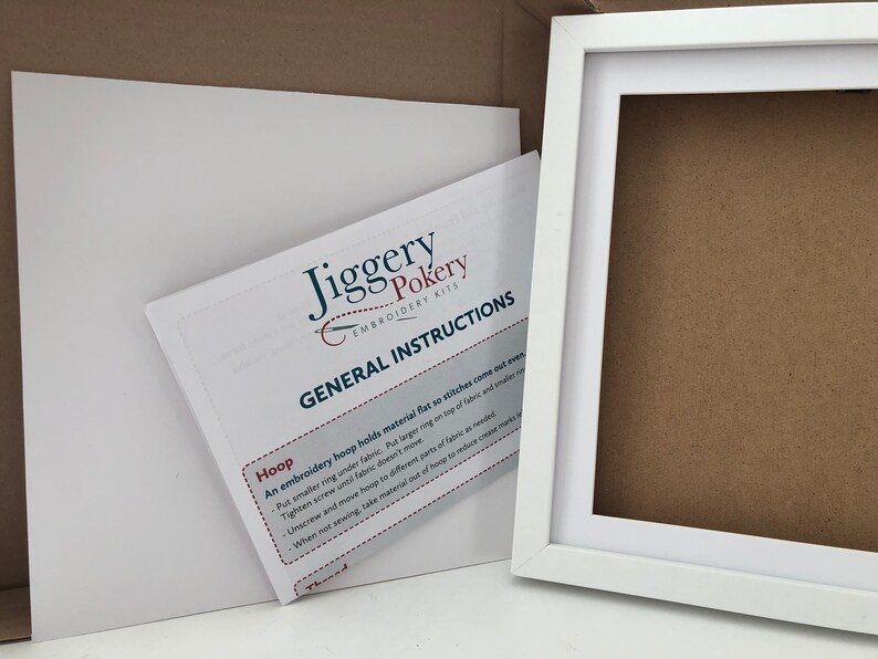 Frame for Embroidery. Mounting Card. Fits All Jiggery Pokery Etsy