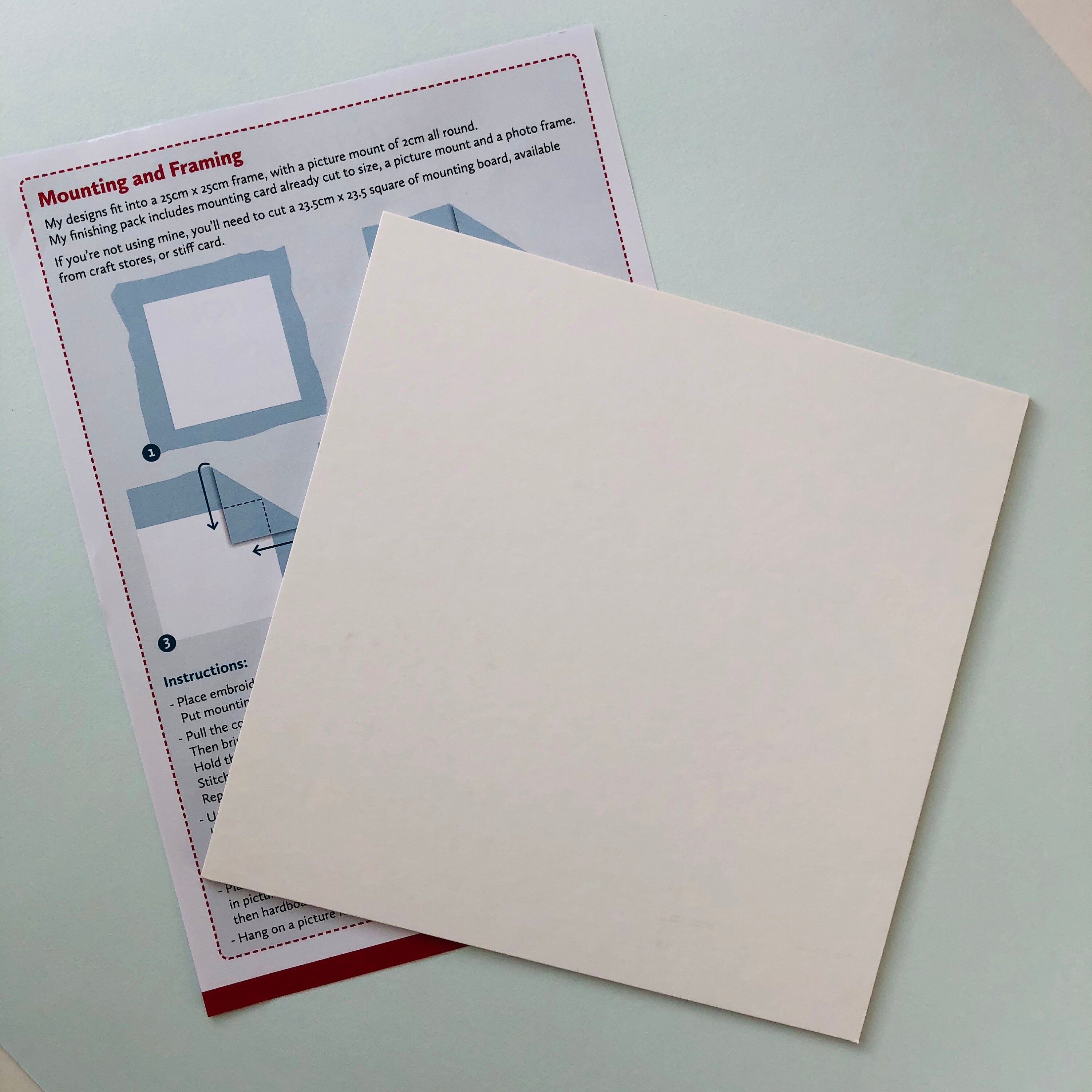 Frame for embroidery. Mounting card. Fits all Jiggery Pokery Etsy